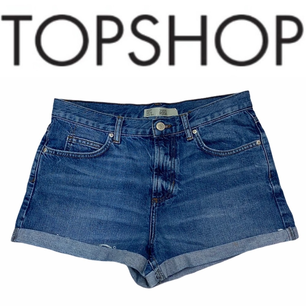 TOPSHOP MOTO ROSA SHORTS